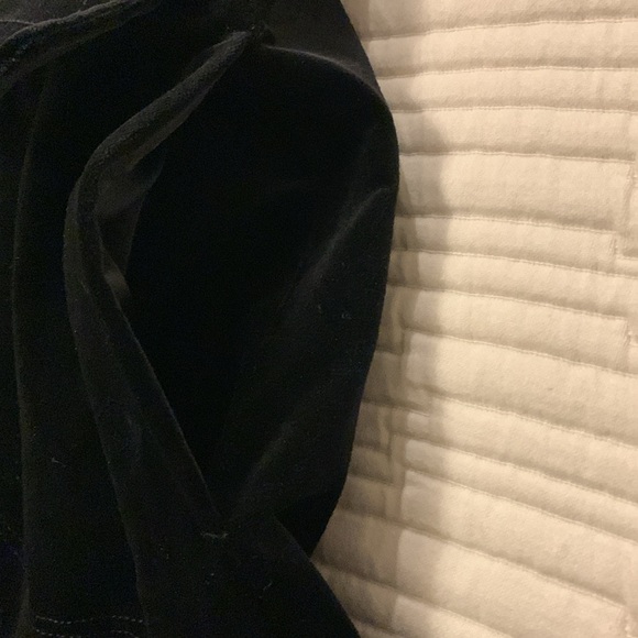 Theory Majendie B Vintage Mobwive Velvet Drawcord Long Black Coat SZ Small - Picture 4 of 15